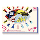 Inspired By Superheroes-Roy Lichtenstein-Felt Brushes