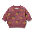 Wilson & Frenchy Knitted Jacquard Jumper - Clementine