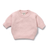 Wilson & Frenchy Knitted Bubble Jumper - Marshmellow