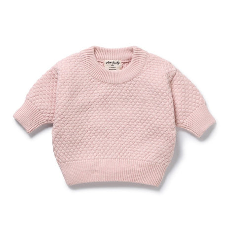 Wilson & Frenchy Knitted Bubble Jumper - Marshmellow