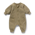 Wilson & Frenchy Terry Growsuit - Olive