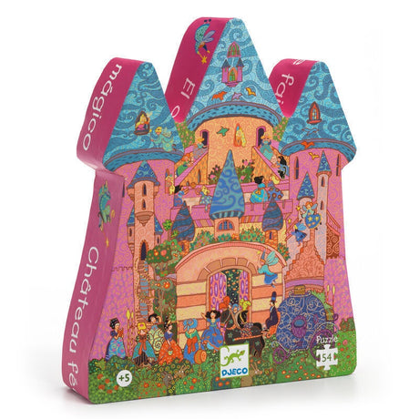 Djeco 54 Silhouette Puzzle - The Fairy Castle