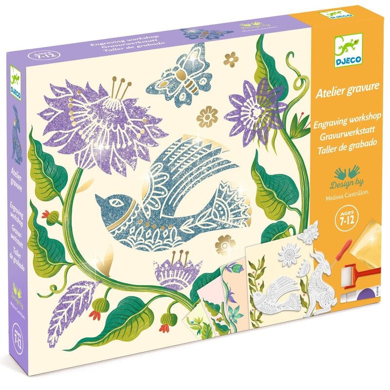Djeco Passionflower Engraving & Painting Workshop