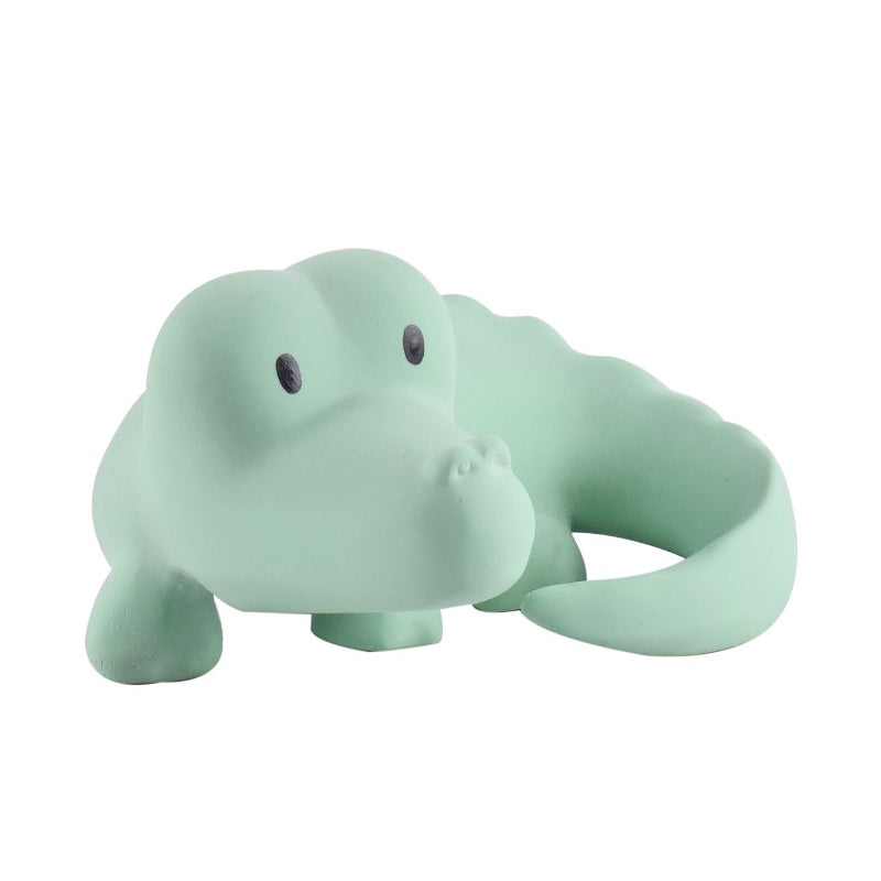 Tikiri Zoo Rubber Rattle/Bath Toy - Crocodile