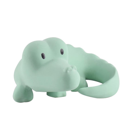 Tikiri Zoo Rubber Rattle/Bath Toy - Crocodile