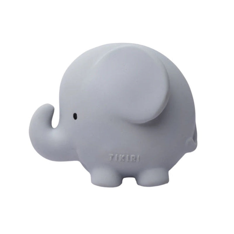Tikiri Zoo Rubber Rattle/Bath Toy - Elephant