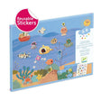 Djeco 30PC Reuseable Puffy Stickers - Summertime