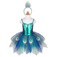 Pretty Peacock Dress & Headband