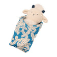 Goat Burp Cloth and Rattle Plush