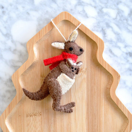 Tara Treasures Christmas Kangaroo With Joey