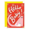 Hello Baby Card - Cats