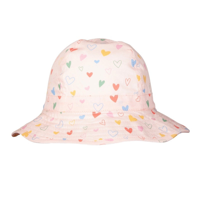 Acorn Infant Hat - Floating Hearts