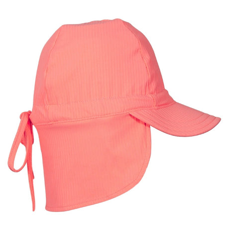 Acorn Swim Flap Cap - Neon Coral