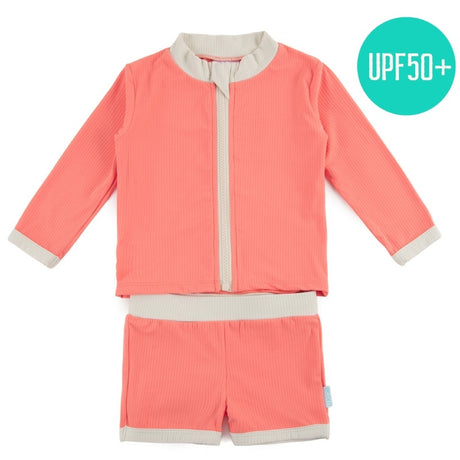 Acorn Swimming Set - Neon Coral