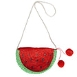 Acorn Straw Bag - Watermelon Segment
