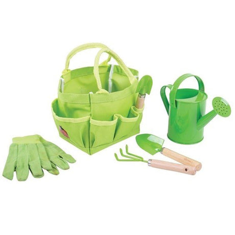 Bigjigs Toys Small Tote Bag with Garden Toys