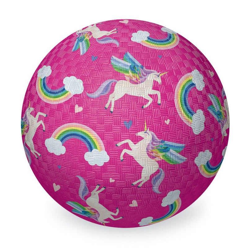7 Inch Playground Ball - Unicorn Rainbow