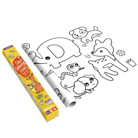 Giant Colouring Scroll - Animals