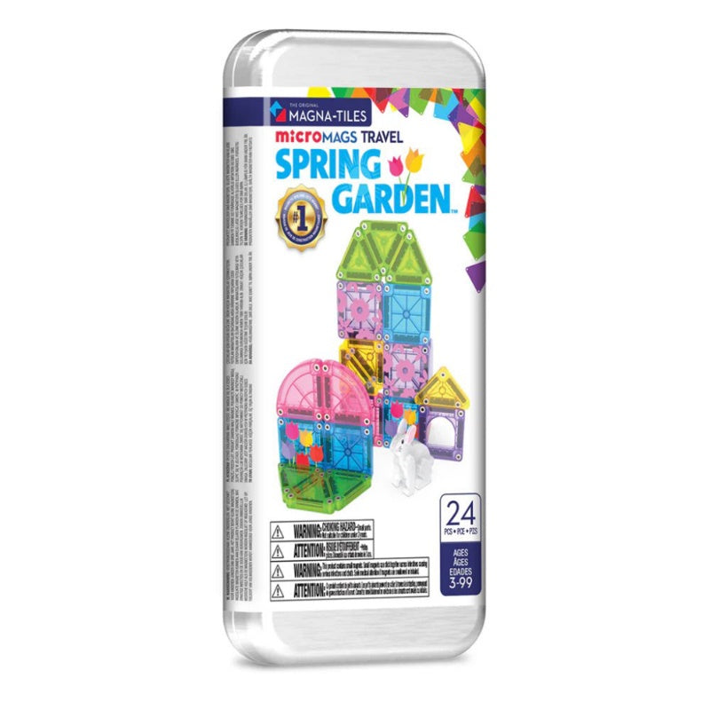 Magna Tiles microMAGS Travel Set 24PC - Spring Garden