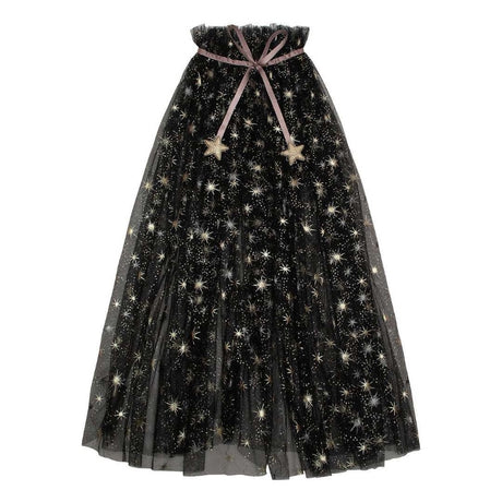 Agatha Tulle Cape - Black