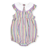 Goldie + Ace Ric Rac Ava Collared Romper