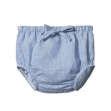 Nature Baby Arie Shorts Linen - Blue Stripe