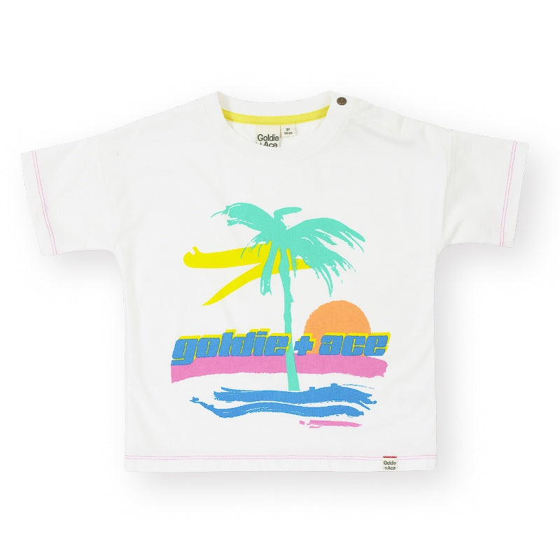 Goldie + Ace T-Shirt - Palm Sunset