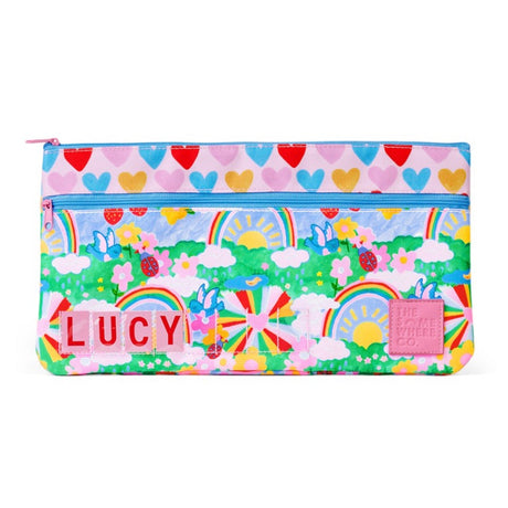 The Somewhere Co. Mini ID Pencil Case - Rainbow Garden