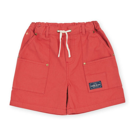Goldie + Ace Carpenter Shorts - Red