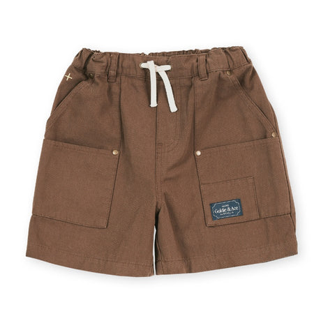Goldie + Ace Carpenter Shorts - Brown