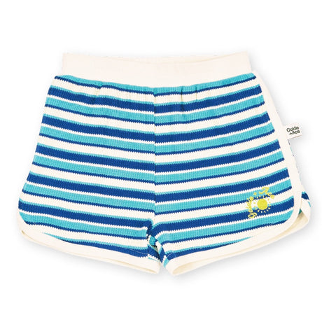 Goldie + Ace Waffle Short - Blue