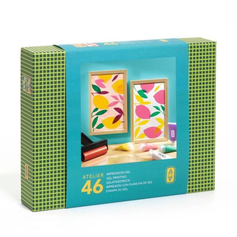 Djeco Atelier 46 - Citrus Gel Printing Kit