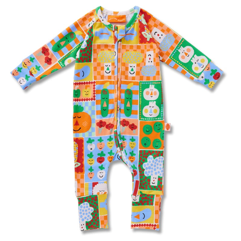 Halcyon Nights LS Romper - Pocket Patch