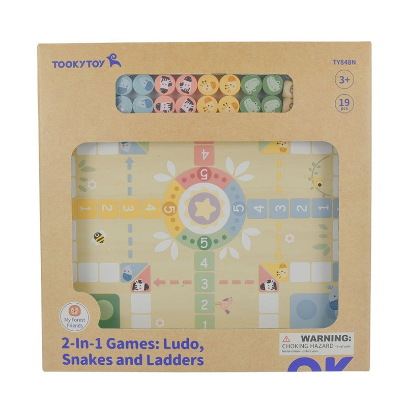 2 In 1 Game My Forest Friends - Ludo/Snakes & Ladders