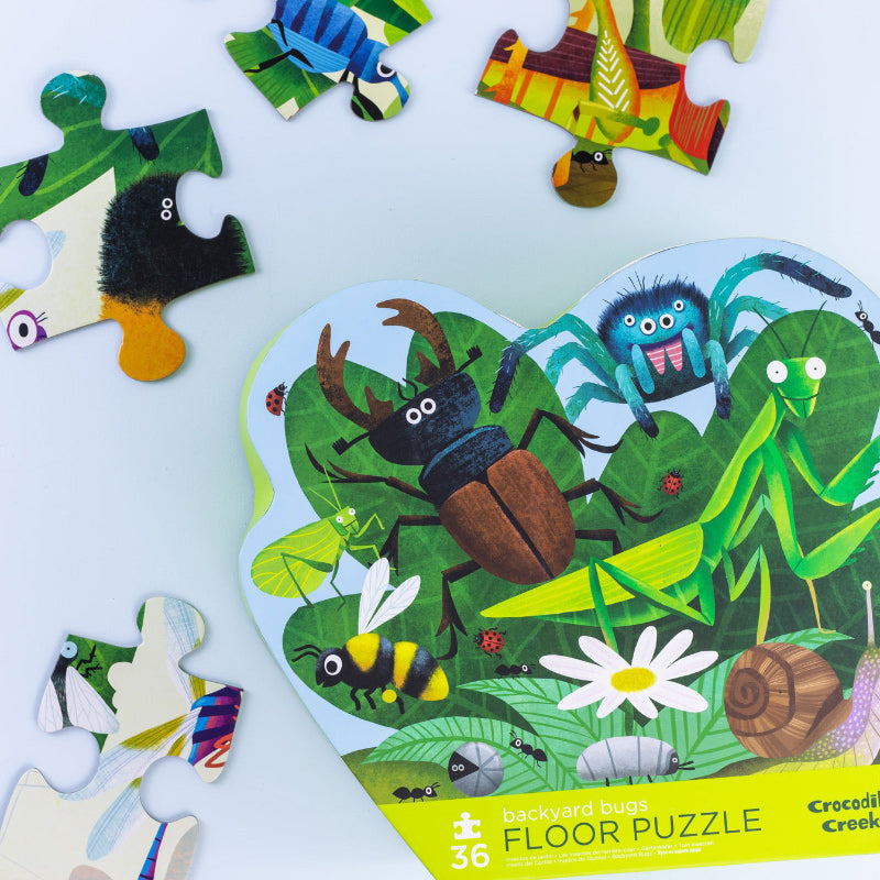 Classic Floor Puzzle 36PC - Backyard Bugs
