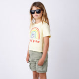 Minti Pockets Denim Short - Khaki