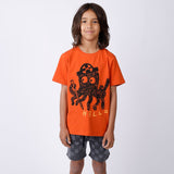 Minti Sketchy Grid Short - Grey Wash