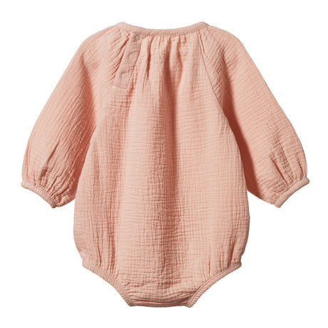 Nature Baby Meadow Bodysuit - Muslin Rose Dust