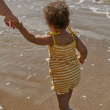Nature Baby Sylvie Suit - Golden Sea Stripe