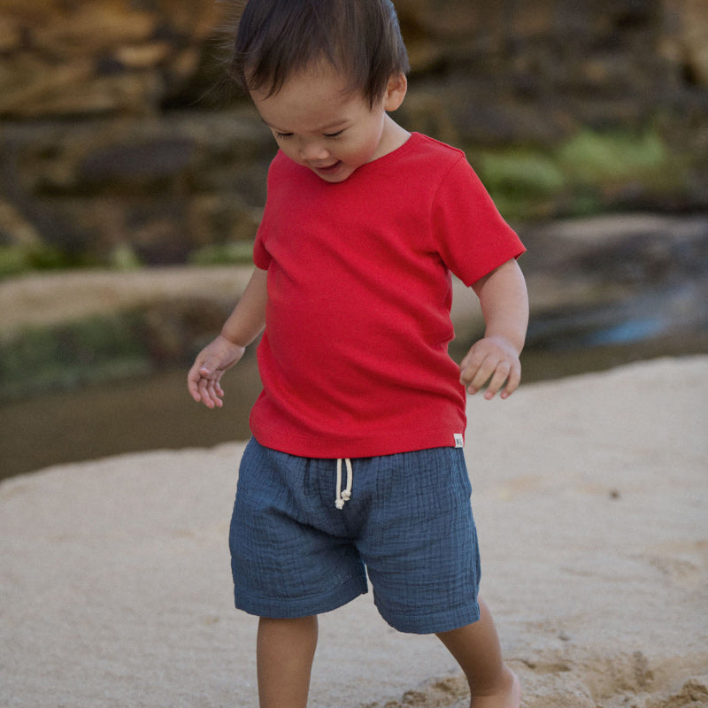 Nature Baby River Tee - Red