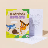 Honeysticks Toddlers First Colouring In Book - Endangered Animals