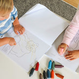 Honeysticks Toddlers First Colouring In Book - Endangered Animals
