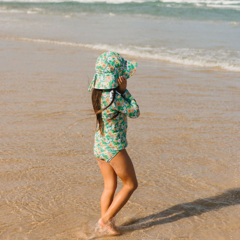 Acorn Zip Rashie Top & Shorts - Eden