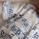Nature Baby Monty Suit Muslin - Rhythm Print
