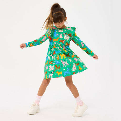Rock Your Baby LS Dress - Park Life Green