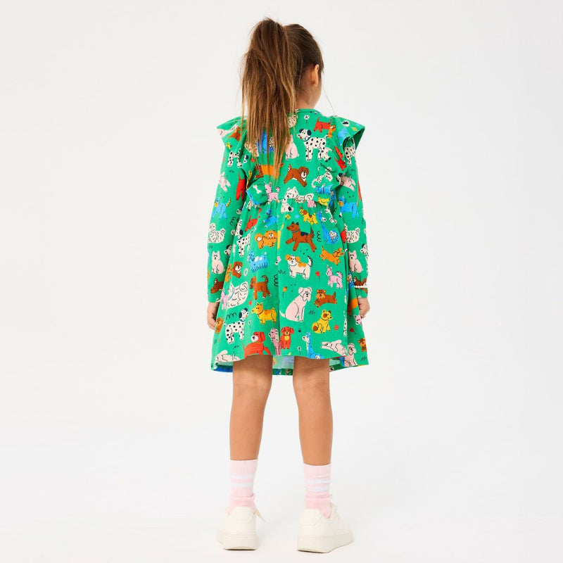 Rock Your Baby LS Dress - Park Life Green