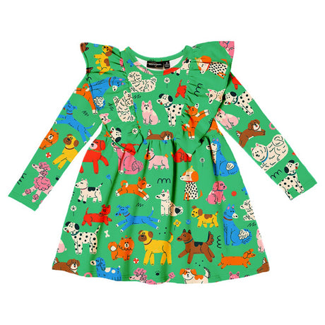 Rock Your Baby LS Dress - Park Life Green