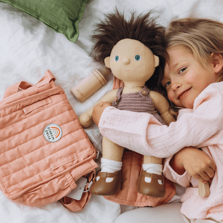 Olli Ella Convertible Changing Set - Rose