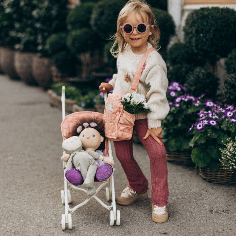 Olli Ella Convertible Changing Set - Rose