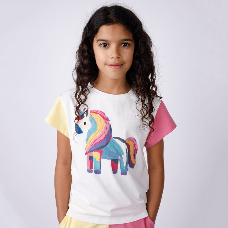 Minti Tee - Painted Unicorn
